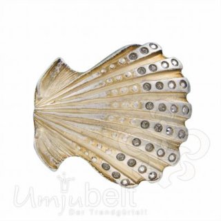 Gürtelschnalle BEAUTY SHELL LIGHT GOLD