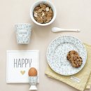 KRASILNIKOFF Serviette HAPPY / PAPER NAPKIN HAPPY