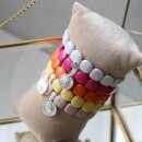 biba Armband mit silberfarbenem Anhänger