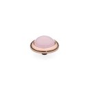 QUDO Ringaufsatz MOLFETTA roségold rose water opal