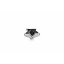QUDO Ringaufsatz STELLAR  silber jet