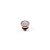 QUDO Ringaufsatz BOTTONE 5 mm ros&eacute;gold ROSE WATER OPAL