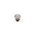 QUDO Ringaufsatz BOTTONE 5 mm roségold ROSE WATER OPAL