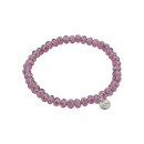 biba Armband Crystal rosa 6 mm