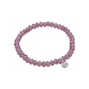 biba Armband Crystal rosa 6 mm