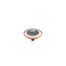 QUDO Ringaufsatz TONDO roségold DARK GREY