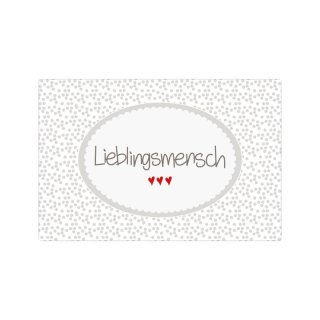 Magnet LIEBLINGSMENSCH grau