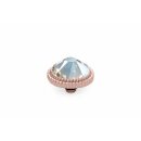 QUDO Ringaufsatz FABERO flat roségold 10 mm MOONLIGHT