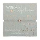 Wunscherf&uuml;ller-Armband mit ros&eacute;vergoldetem ENGEL