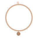 Kugelarmband BLUME DES LEBENS rosévergoldet