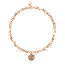 Kugelarmband BLUME DES LEBENS rosévergoldet