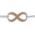 Gl&uuml;cksarmband mit Symbol UNENDLICHKEIT