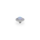 QUDO Ringaufsatz FABERO flat silber 10 mm SERENE GRAY DELITE