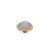 QUDO Ringaufsatz FABERO flat gold 10 mm IVORY CREAM DELITE
