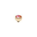 QUDO Ringaufsatz LONDON small gold ORANGE GLOW DELITE