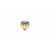 QUDO Ringaufsatz LONDON small dark grey gold