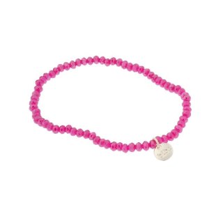 biba Armband Crystal pink 3 mm