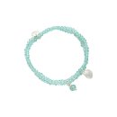 biba Armband doppelt mint silberfarbig