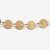 Joma Jewellery ANKLET GOLD DISC CHAIN