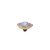 QUDO Ringaufsatz TONDO DELUXE gold lavender dellite