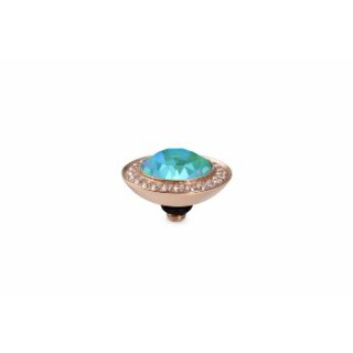 QUDO Ringaufsatz TONDO DELUXE roségold laguna delite