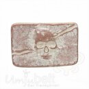 Gürtelschnalle SPLIT SKULL / TOTENKOPF ROSÈ