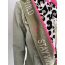 ZWILLINGSHERZ Dreieckstuch ROXY mit Baumwolle - Khaki