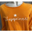 LANGARM-SHIRT mit Print HAPPINESS - Orange
