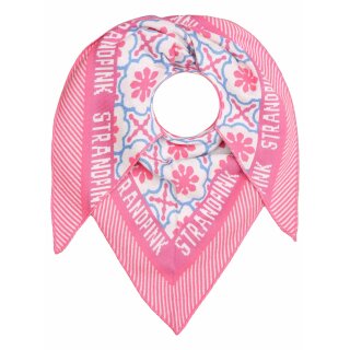 ZWILLINGSHERZ Dreieckstuch BORNA mit Baumwolle - Pink