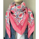 ZWILLINGSHERZ Dreieckstuch BORNA mit Baumwolle - Pink