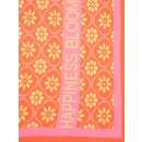 ZWILLINGSHERZ Dreieckstuch SUSANNE mit Baumwolle - Orange-Bunt