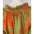 Stilvolle Bluse in toller Farbkombination - Grün/Orange