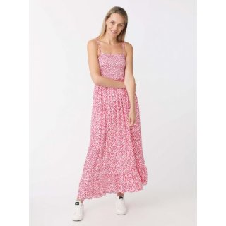 ZWILLINGSHERZ Träger-Kleid ANETTE im Leo-Look - Pink