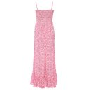 ZWILLINGSHERZ Träger-Kleid ANETTE  im Leo-Look - Pink