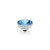 QUDO Ringaufsatz BOTTONE 13 mm silber AQUAMARINE