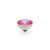 QUDO Ringaufsatz BOTTONE 13 mm silber LOTUS PINK DELITE