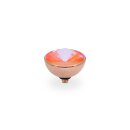 QUDO Ringaufsatz BOTTONE 13 mm roségold ORANGE...