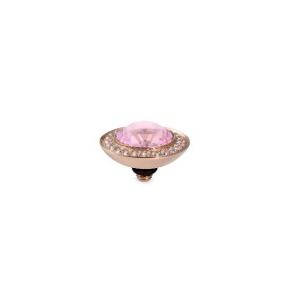 QUDO Ringaufsatz TONDO DELUXE roségold LIGHT ROSE IGNITE