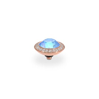 QUDO Ringaufsatz TONDO DELUXE roségold OCEAN DELITE