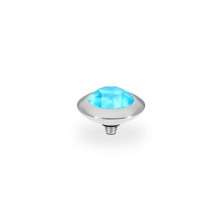 QUDO Ringaufsatz TONDO silber AZURE BLUE