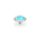 QUDO Ringaufsatz TONDO silber AZURE BLUE