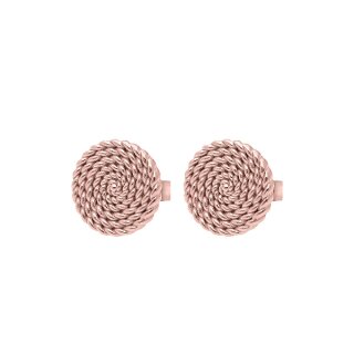 QUDO Ohrstecker VAIANO 12 mm Edelstahl roségoldfarben