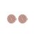 QUDO Ohrstecker VAIANO 12 mm Edelstahl roségoldfarben
