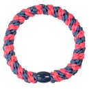 KKNEKKI Haargummi - Indigo Neonpink Stripe
