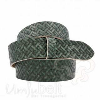 UMJUBELT Wechselgürtel für Wechselschnalle COTTON GREEN