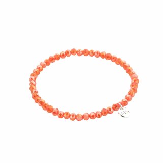 biba Armband Crystal orange 4 mm
