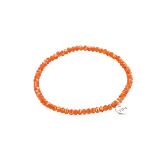 biba Armband Crystal orange/koralle 4 mm