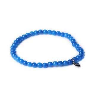 biba Armband Jade 4 mm - Petrol