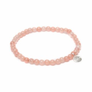 biba Armband Jade 4 mm - Peach