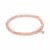 biba Armband Jade 4 mm - Peach